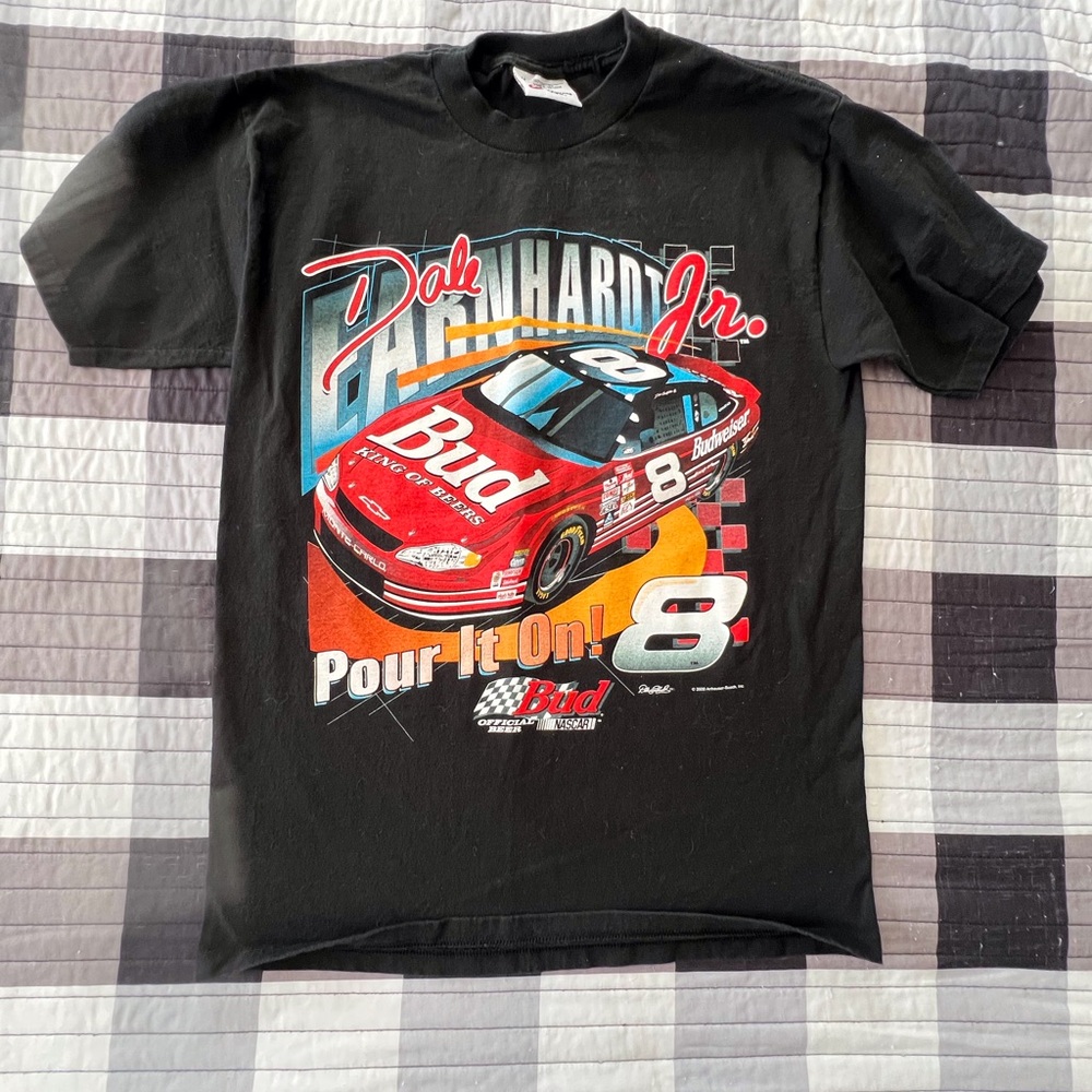 Competitors View Dale Jr Budweiser Black T-shirt men’s size M